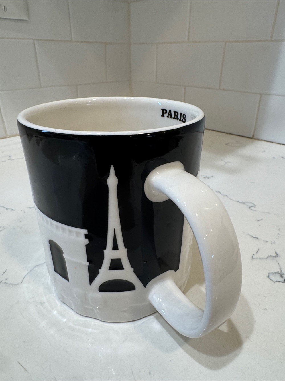 Starbucks Paris Skyline Mug - Black and White 16oz - Picture 4 of 12